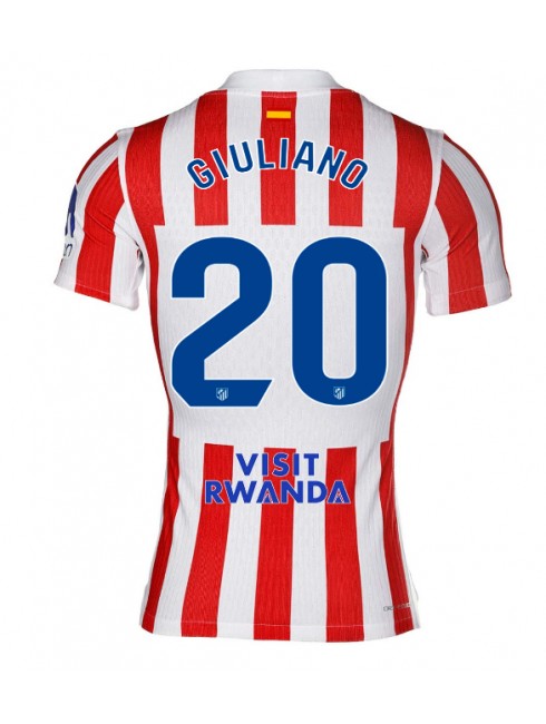 Atletico Madrid Giuliano Simeone #20 Replika Hemmakläder 2025-26 Kortärmad Atletico Madrid Giuliano Simeone #20 Replika Hemmakläder 2025-26 Kortärmad